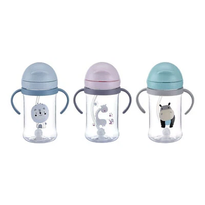 Baby Toddler Sippy Cups 6-12 Months Leak Proof Straw Cup with Handles 400ml - image 1 of 4