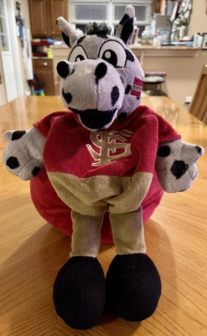 Florida State University Horse Plush Mascot FSU Football 10” B4 Cover