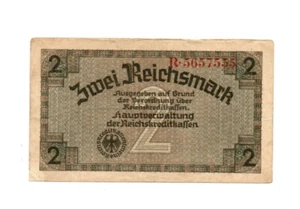 2 REICHMARK VERY FINE BANKNOTE FROM GERMAN OCCUPIED TERRITORIES 1940 PICK-R137 - Picture 1 of 2