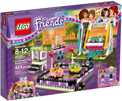 Lego Friends 41133 Amusement Park Bumper Cars Complete w/ Instructions, NO BOX - Image 1 of 3