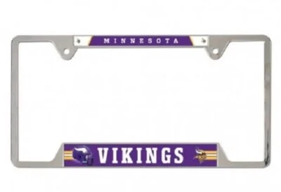 MARCO DE MATRÍCULA DE METAL MINNESOTA VIKINGS DE WINCRAFT Foto 1 de 4