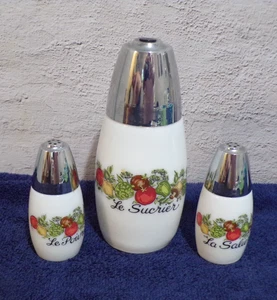 Westmoreland Milk Glass Sugar, Salt & Pepper Set - Picture 1 of 3
