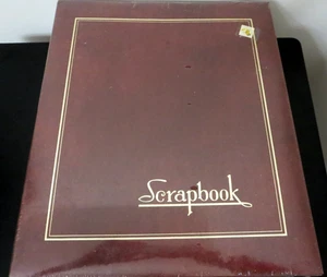 Álbum de recortes vintage CENTURY 100 páginas 50 hojas EE. UU. sellado NUEVO NOS marrón atornillable - Imagen 1 de 13