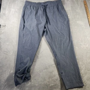 Huk Fishing Pants Mens XL Blue Performance Fishing Pants Zip Pocket Roll Tab - Picture 1 of 7