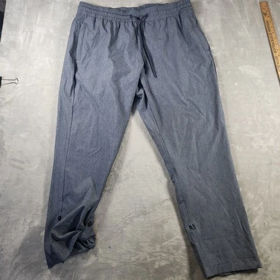 Huk Fishing Pants Mens XL Blue Performance Fishing Pants Zip Pocket Roll Tab - Image 1 of 4