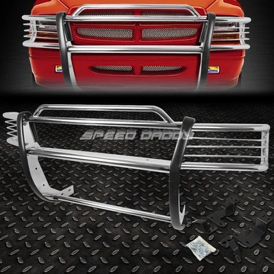 FOR 97-04 DODGE DAKOTA DURANGO STAINLESS STEEL FRONT BUMPER BRUSH GRILLE GUARD - Image 1 of 4