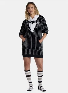 Nightmare Before Christmas Sleep Shirt SMALL Jack Night Shirt Dorm Lounge Set 2p - Picture 1 of 5