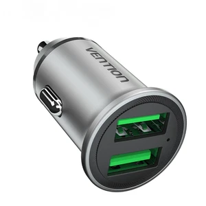 Car Charger Adapter 30W 20W 18W Fast Charging Dual Ports USB Type-C PD + QC4.0 - Picture 1 of 12