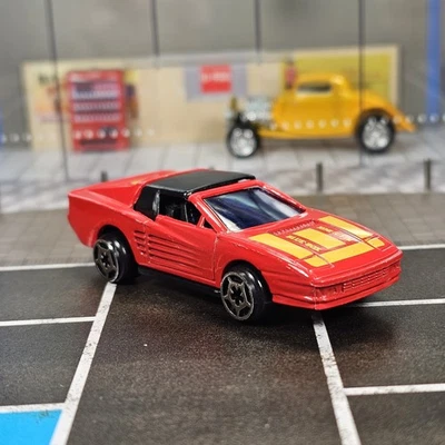 Blue-Box Vintage Convertible Car Woolworth No. 3179 Red Ferrari 308 Testarossa  - Image 1 of 4