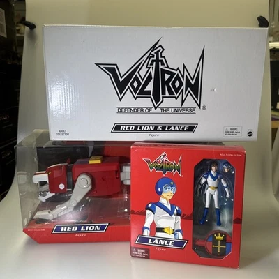 Figura de acción Mattel Voltron Matty Collector Red Lion & Lance sellada en caja Foto 1 de 4