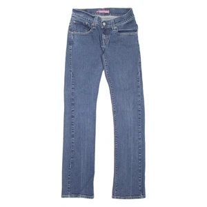 LEVI'S 504 Slouch Womens Jeans Blue Regular Straight W25 L33 - Picture 1 of 6