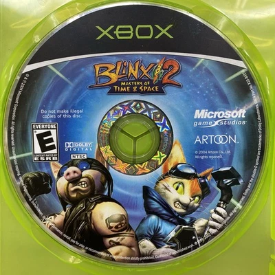 Blinx 2: Masters of Time & Space  (Microsoft Xbox, 2004) Disc Only TESTED - Image 1 of 3