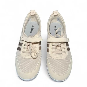 Adidas Mujer Diona 2.0 Beige Malla Informal Tenis Talla 9 Tostado 3 Rayas Zapatos - Imagen 1 de 7
