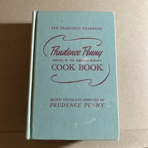 San Francisco Examiner Prudence Penny Cook Book - 1947 Illustrated HC 25A2746 - Picture 1 of 2