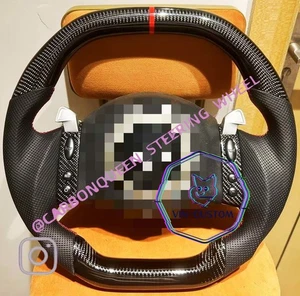 CARBON FIBER Steering Wheel FOR Mini Cooper R50 00-06YEARS (NO CENTER PART) - Picture 1 of 6