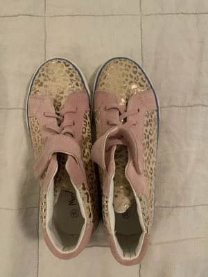 Mini Boden Girls Suede High Tops Size 5 - Image 1 of 4