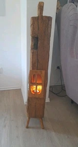 Holzbalken Dekobalken Fachwerkbalken Stele Windlicht - Bild 1 von 8