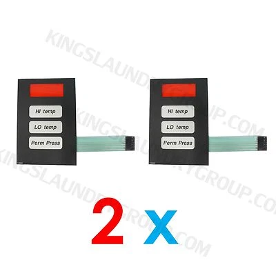 2 pcs Phase 5 Coin Keyboard Keypad For American Dryer, ADC Stack Dryer # 112526 - Image 1 of 2