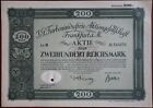 200 Reichsmark 1925 - Series: 540278 - Loan Bond - Frankfurt A.M. - "W87"