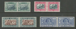 SOUTH AFRICA SG76-79 THE 1938 VOORTREKER MEMORIAL SET IN BI-LINGUAL PAIRS C. £80 - Picture 1 of 2