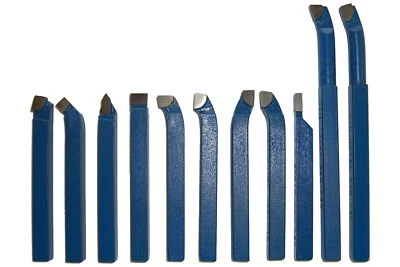 PAULIMOT Drehmeißel-Set 11-teilig mit Hartmetallplatten P30, DIN 4976, 10 mm - Bild 1 von 4