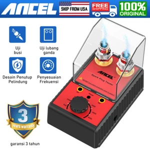 ANCEL Car Ignition Spark Tester Dual Holes Ignition Coil Test Analyzer 0-6000RPM - Picture 1 of 7