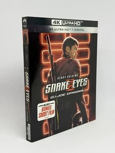 Snake Eyes: G.I. Joe Origins (4k UHD 2021) W/ Slipcover “Like New” - Foto 1 di 5