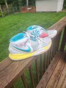 Size 9.5 - Nike Kyrie 6 Neon Graffiti 2019 - Picture 1 of 5