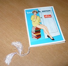CALENDARIETTO DA BARBIERE 1961 PAR LA SERRURE..DE LA MAISON PIN-UP DE TOMASI