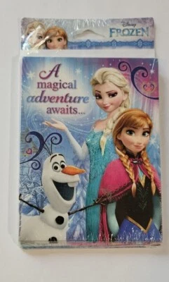 Tarjetas de agradecimiento invitaciones para niños 8 EA Disney Frozen A Magical Adventure Foto 1 de 2