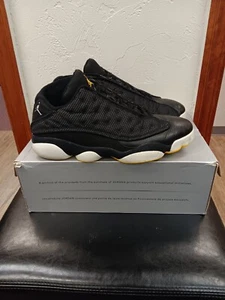 2005 Nike Air Jordan Retro 13 Low Black Varsity Royal White Size 11 310810-001 - Picture 1 of 7