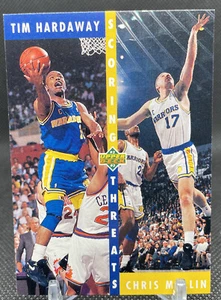 1992-93 UPPER DECK TIM HARDAWAY/CHRIS MULLIN GOLDEN STATE WARRIORS #65 - Picture 1 of 2