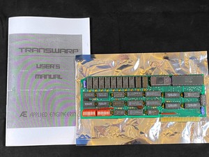 AE Transwarp Accelerator Card for Apple II, II+ and IIe - Tested & Working