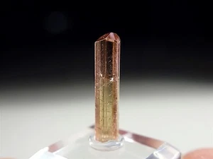 Bicolor Pink & Green Gem Elbaite Tourmaline Crystal #6 - Picture 1 of 4