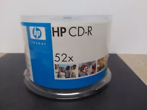 HP CR00030xm 52x 700MB 80-Minute CD-R Media - 50 Pieces Spindle - Picture 1 of 7