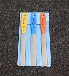 Hosco Bassgitarre Nuss Feile Set, 3 doppelseitige Gitarrenbauer Werkzeuge Versand aus USA - Bild 1 von 1