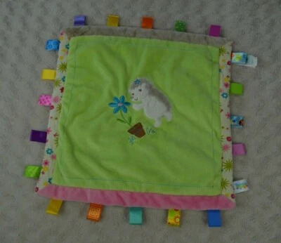 Taggies Erizo Lovey Manta de Seguridad Verde Rosa Azul Flor Mary Meyer Bebé Foto 1 de 4