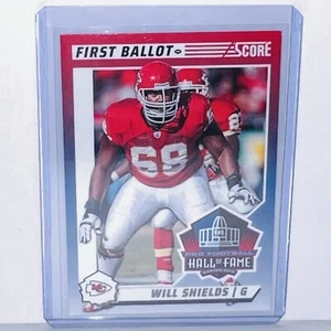 2024 Score Football - Will Shields - Kansas City Chiefs - First Ballot - #9 - Picture 1 of 2