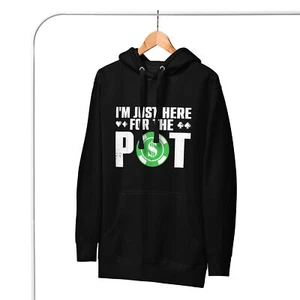 Felpa con cappuccio unisex Cool Poker Lover per uomo donna giocatore di carte casinò giocatore d'azzardo - Foto 1 di 13