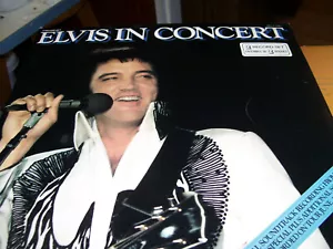 ELVIS PRESLEY-ELVIS IN CONCERT-2 X LP-NM-RCA-CBS SPECIAL PLUS MORE SONGS - Picture 1 of 4