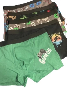 5 Pack SHEIN Boys Graphic Game Theme  Underwear Boxer Briefs 11-12Y - Picture 1 of 3