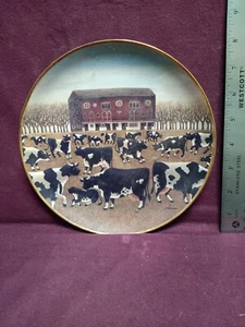 Franklin Mint AMERICAN FOLK ART SPRING PASTURE 8" Ltd Ed Plate - Picture 1 of 3