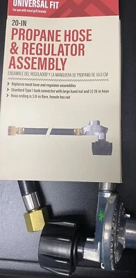 WEBER GRILL CONVERSION ORIFICES WITH POPANE HOSE.  NG to PROPANE! - Image 1 of 3