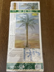 Home Decor Stencil Ease Palm Tree Jeannie Serpa New & Sealed Instructions J-843 - Picture 1 of 5