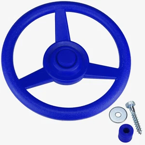 Lenkrad für Spielturm Hochbett Kletterturm Steuerrad Schiffslenker Baumhaus blau - Bild 1 von 1