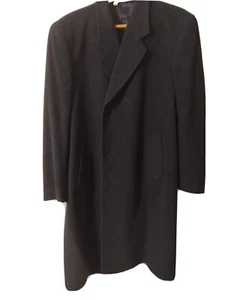 Herren Schiefergrau 46R Mantel Kaschmir und Wollmischung - Bild 1 von 7