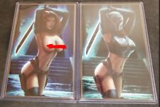 Set of 2 comics Con Artists #3, Sun Khamunaki Virgin Bo-Katan Topless  Limited. 