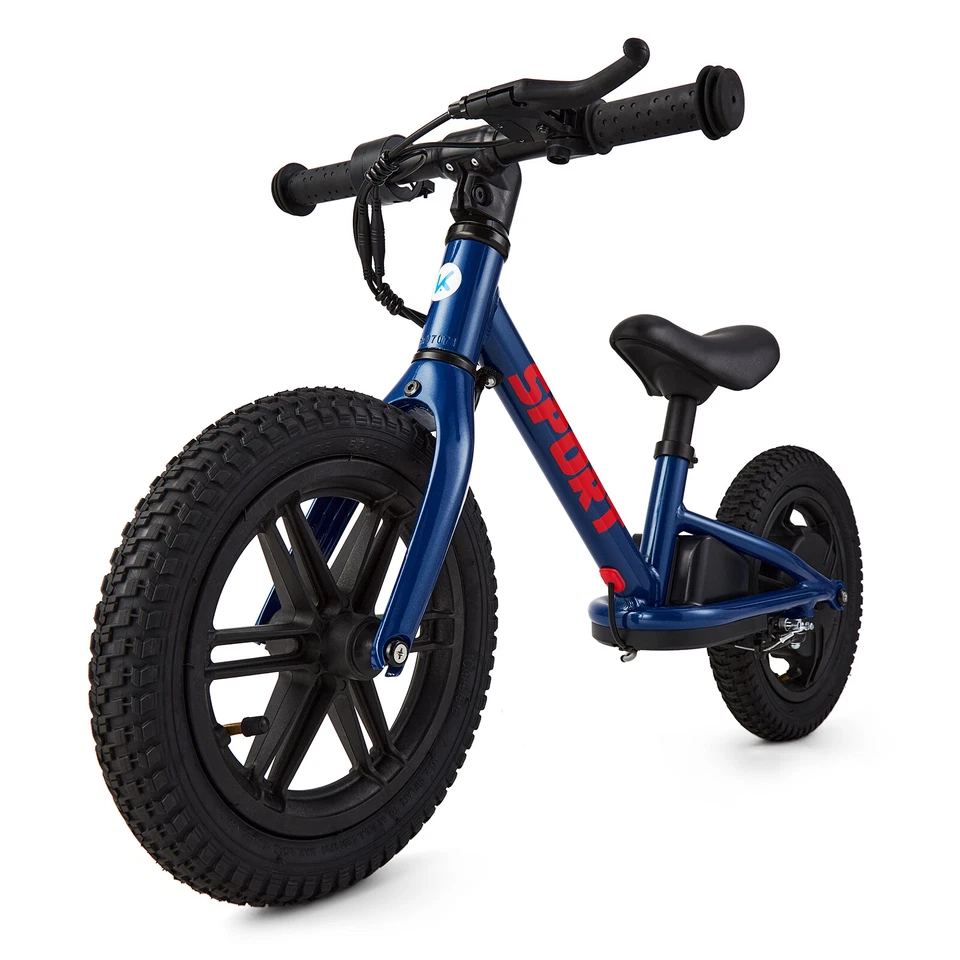 Bicicleta Eléctrica para Niños Bicicleta de Equilibrio Eléctrica de 12 Pulgadas con Bicicleta Eléctrica de 2 Velocidades 24V 100W Foto 1 de 4