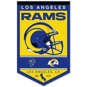 Los Angeles Rams History Heritage Logo Banner Flag - Picture 1 of 5