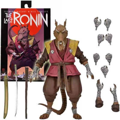 NECA Splinter Last Ronin Teenage Mutant Ninja Turtles 7" Figure TMNT Official - Image 1 of 4